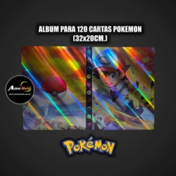 ALBUM PARA CARTAS POKEMON #30 x120 CARTAS (32x20CM) (A0762)
