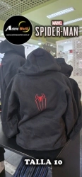 BUZO CON CAPUCHA SPIDERMAN ARA�A 3D #1 IMPORTADO (TALLA 10) (R1214)