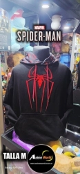 BUZO CANGURO CON CAPUCHA SPIDERMAN ARA�A 3D #1 IMPORTADO (TALLA M) (R1226)