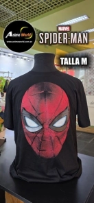 REMERA ALGODON IMPORTADO 3D SPIDERMAN #4 (TALLA M) (R1228)