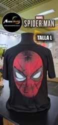 REMERA ALGODON IMPORTADO 3D SPIDERMAN #4 (TALLA L) (R1229)