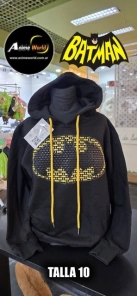 BUZO CON CAPUCHA BATMAN 3D #1 IMPORTADO (TALLA 10) (R1230)