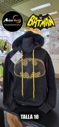 BUZO CON CAPUCHA BATMAN 3D #1 IMPORTADO (TALLA 10) (R1230)