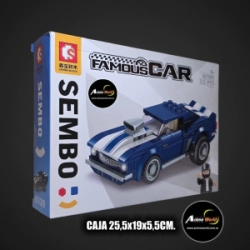 BLOQUE GENERICO SEMBO FAMOUS CAR 607109 AUTO SEM06 (CAJA 25,5x19x5,5CM) (L1252)