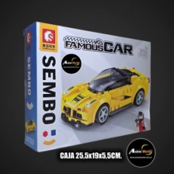 BLOQUE GENERICO SEMBO FAMOUS CAR 607110 AUTO SEM06 (CAJA 25,5x19x5,5CM) (L1253)