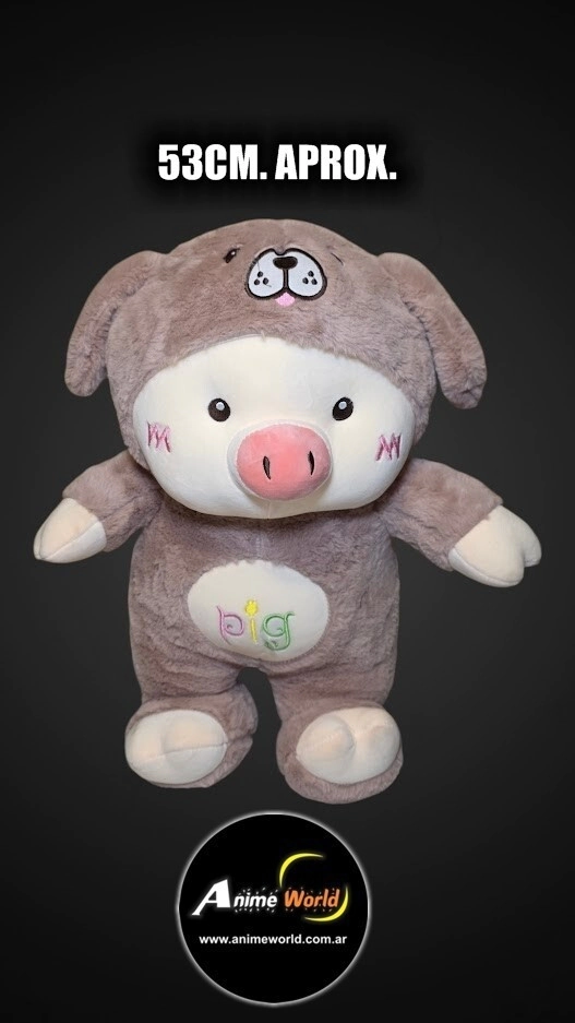 PELUCHE CERDITO DISFRAZADO #2 (53CM APROX) (P2098)