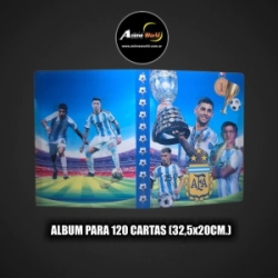 ALBUM PARA CARTAS FUTBOL ARGENTINA #1 (PARA 120 CARTAS) (A0767)