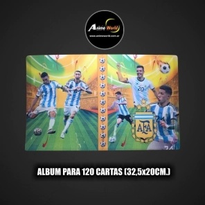 ALBUM PARA CARTAS FUTBOL ARGENTINA #2 (PARA 120 CARTAS) (A0768)