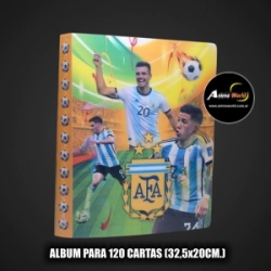 ALBUM PARA CARTAS FUTBOL ARGENTINA #2 (PARA 120 CARTAS) (A0768)