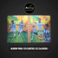 ALBUM PARA CARTAS FUTBOL ARGENTINA #2 (PARA 120 CARTAS) (A0768)