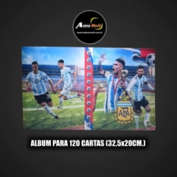 ALBUM PARA CARTAS FUTBOL ARGENTINA #3 (PARA 120 CARTAS) (A0769)