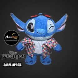 PELUCHE STITCH - CON CAMISA FLOREADA #1 (34CM APROX) (P2100)