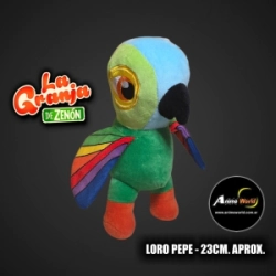 PELUCHE LA GRANJA DE ZENON - LORO PEPE (23CM APROX) (P2111)