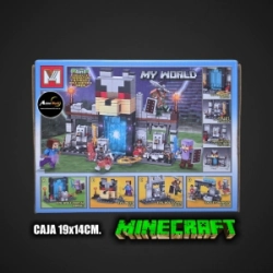 BLOQUE GENERICO - MG2108A MINECRAFT 4EN1 (CAJA 19x14CM) (L1257)
