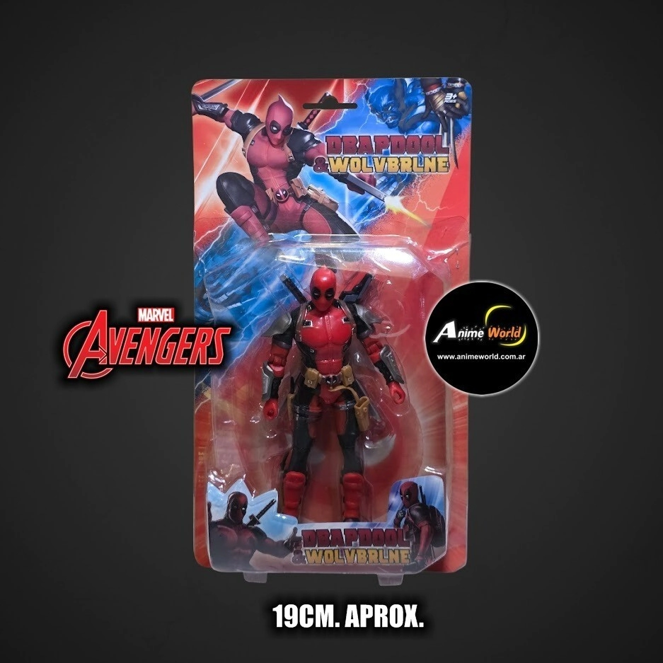 DEADPOOL EN BLISTER #1 (19CM APROX) (F1019)
