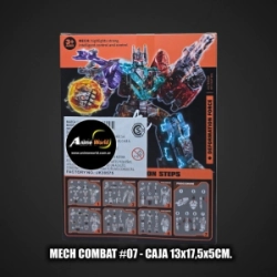 TRANSFORMERS MECH COMBAT #07 AF3 30575 (CAJA 13x17,5x5CM) (F1025)