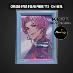 CUADROS PARA PEGAR PIEDRITAS KPOP DEMON HUNTERS #2 (13x18CM) (A0780)