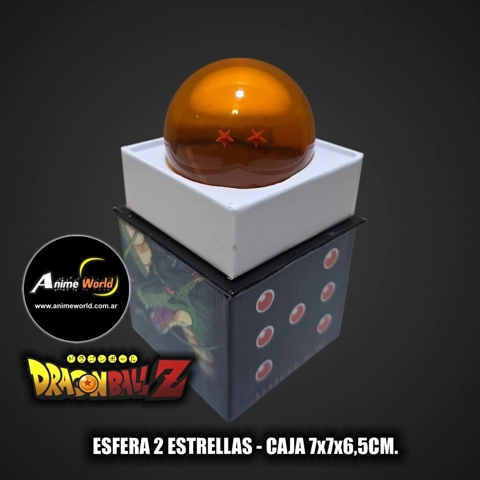DRAGON BALL Z - ESFERAS DEL DRAGON 2 ESTRELLAS (CAJA 7x7x6,5CM) (F1040)