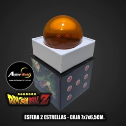 DRAGON BALL Z - ESFERAS DEL DRAGON 2 ESTRELLAS (CAJA 7x7x6,5CM) (F1040)