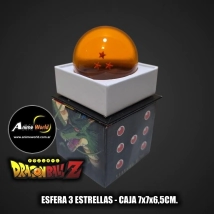 DRAGON BALL Z - ESFERAS DEL DRAGON 3 ESTRELLAS (CAJA 7x7x6,5CM) (F1041)
