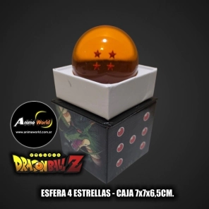 DRAGON BALL Z - ESFERAS DEL DRAGON 4 ESTRELLAS (CAJA 7x7x6,5CM) (F1042)