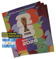 ALBUM MUNDIAL 2026 PANINI EDICION ARGENTINA (VERSION MUESTRA GRATIS) (A0785)
