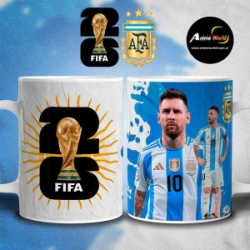 TAZA PLASTICA - MUNDIAL 2026 MESSI #2 (T0255)