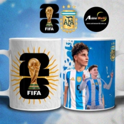 TAZA PLASTICA - MUNDIAL 2026 JULIAN ALVAREZ #1 (T0256)