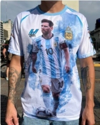 REMERA AFA MESSI #1 (TALLA 1) POLIESTER (R1294)