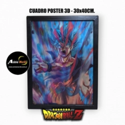 CUADRO POSTER 3D DRAGON BALL Z #1 (30x40CM) (A0785)