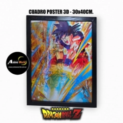 CUADRO POSTER 3D DRAGON BALL Z #4 (30x40CM) (A0788)