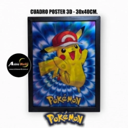 CUADRO POSTER 3D POKEMON #1 (30x40CM) (A0800)