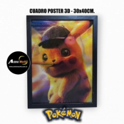 CUADRO POSTER 3D POKEMON #2 (30x40CM) (A0801)