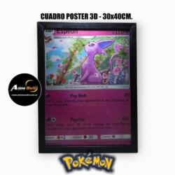 CUADRO POSTER 3D POKEMON #3 (30x40CM) (A0802)