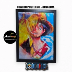 CUADRO POSTER 3D ONE PIECE #2 (30x40CM) (A0805)
