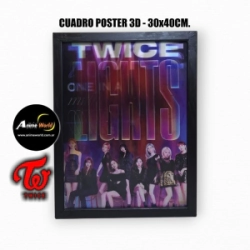 CUADRO POSTER 3D TWICE #1 (30x40CM) (A0807)
