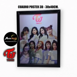 CUADRO POSTER 3D TWICE #2 (30x40CM) (A0808)
