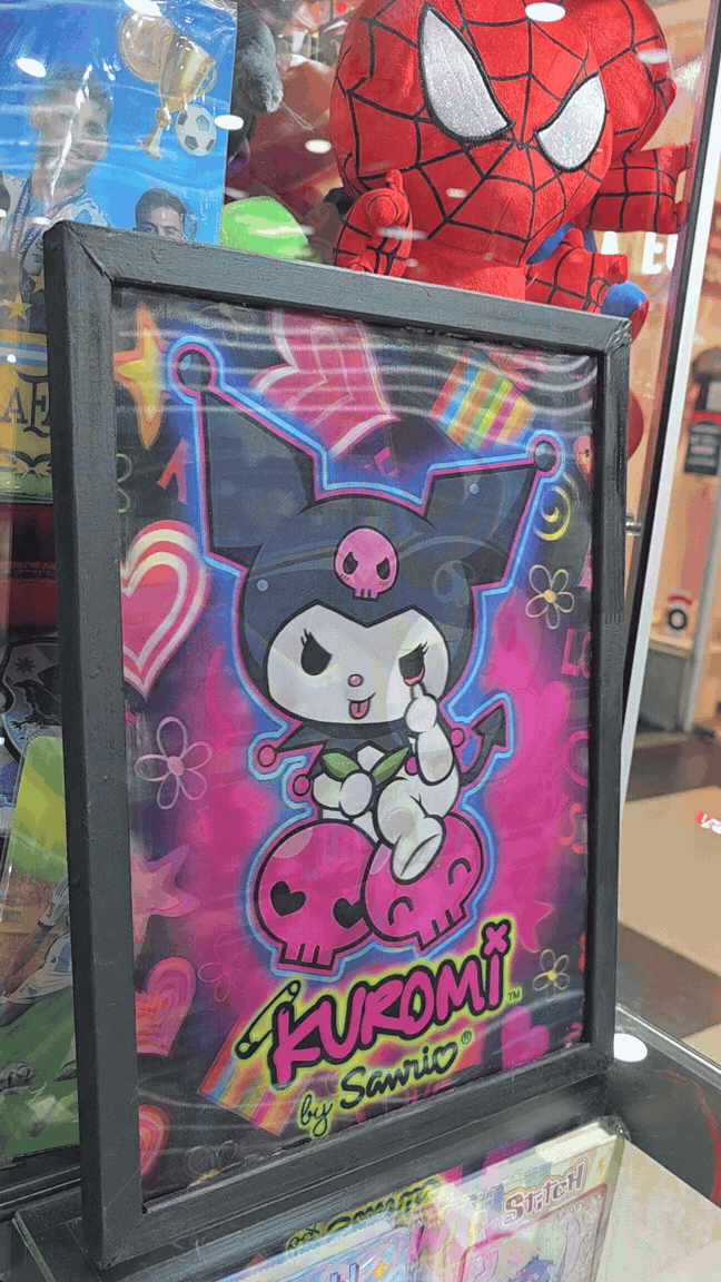 CUADRO POSTER 3D SANRIO KUROMI #1 (30x40CM) (A0812)