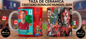 TAZA CERAMICA - MUNDIAL 2026 RONALDO #1 (T0265)