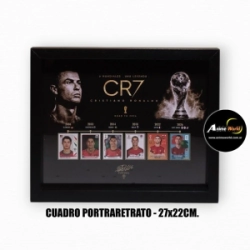 CUADRO PORTARETRATO (25x20CM) MUNDIAL 2026 RONALDO LEYENDA #1 (A0815)