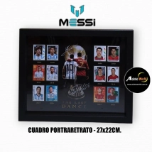 CUADRO MUNDIAL 2026 MESSI Y RONALDO LEYENDAS #1 (32x27CM) (A0822)