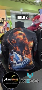 REMERA AFA MESSI #2 NEGRA (TALLA 2) POLIESTER (R1300)