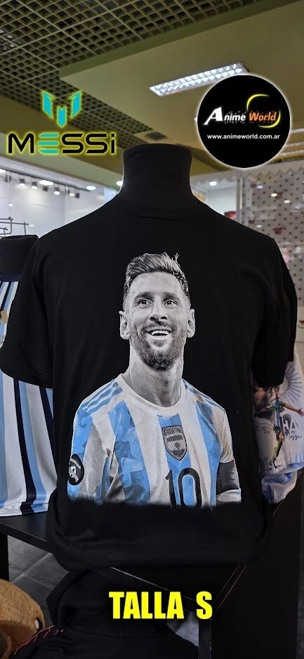 REMERA ALGODON - MESSI CAMISETA #2 (TALLA S) (R1321)
