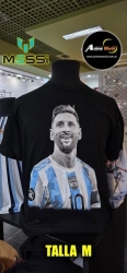 REMERA ALGODON - MESSI CAMISETA #2 (TALLA M) (R1322)