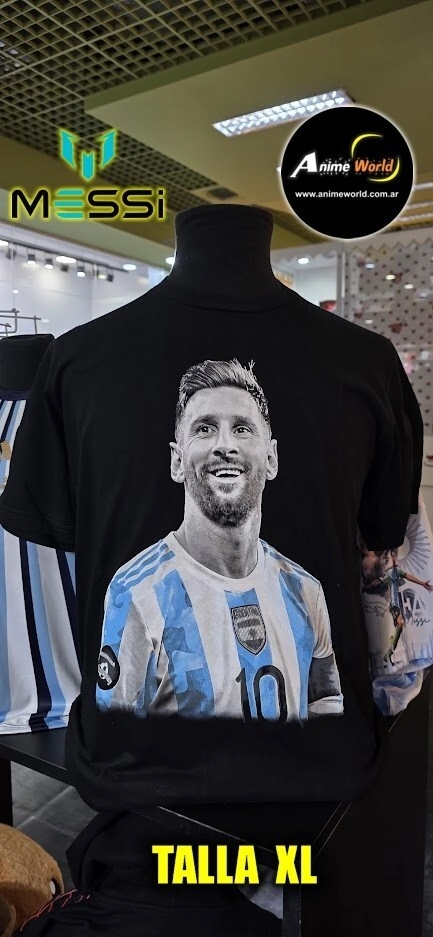 REMERA ALGODON - MESSI CAMISETA #2 (TALLA XL) (R1324)
