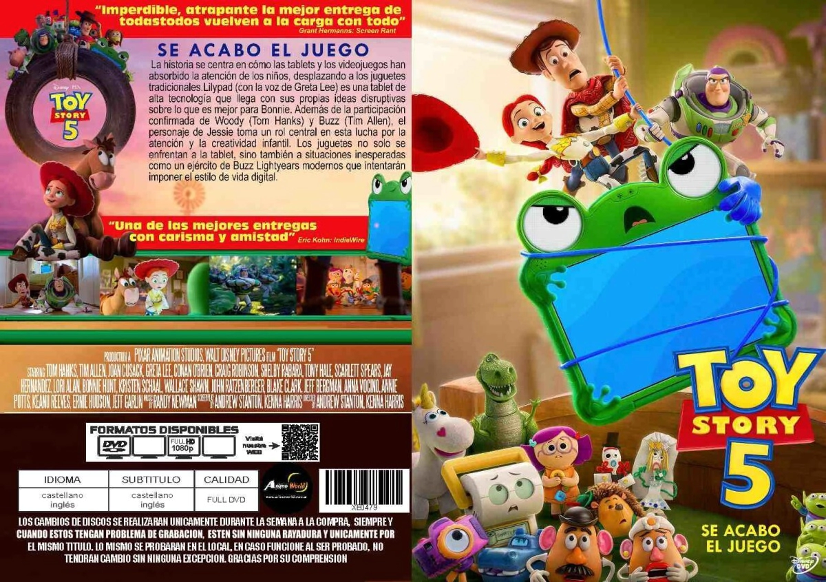 CINE + EN SOBRE TOY STORY 5 (XE0479) (FULL CASTELLANO)