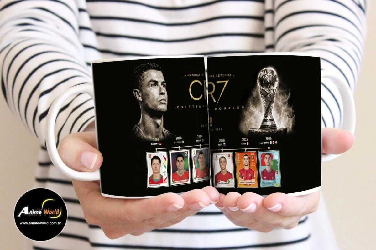 TAZA PLASTICA - MUNDIAL 2026 RONALDO LEYENDA #2 (T0271)