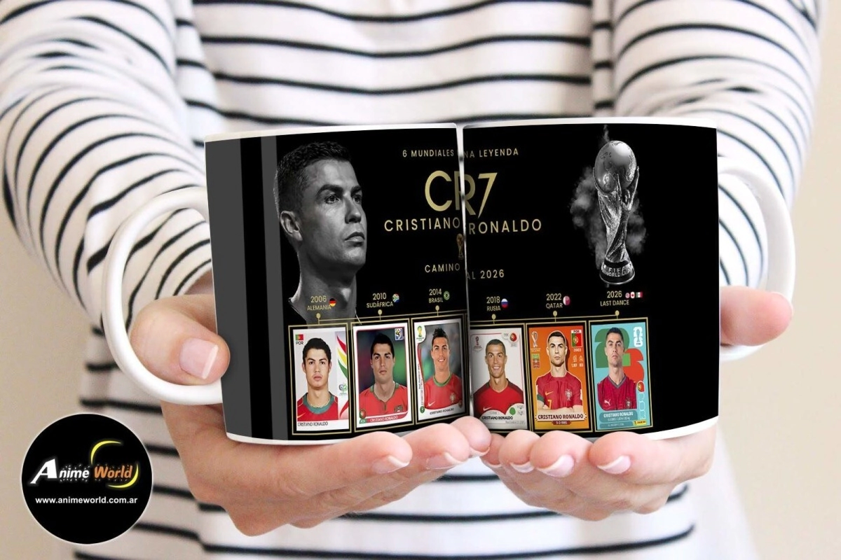 TAZA PLASTICA - MUNDIAL 2026 RONALDO LEYENDA #2 (T0271)