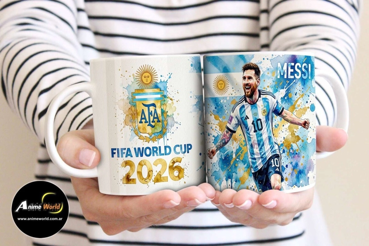 TAZA PLASTICA - MUNDIAL 2026 MESSI #3 (T0274)