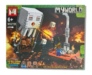 BLOQUE GENERICO MG2166 MINECRAFT (459PCS) (CAJA 37x30x6CM) (L1275)